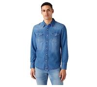 Wrangler Camisa para hombre, Icon Mid Stone, XX-Large
