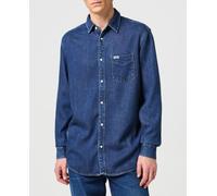 Wrangler Camisa vaquera LS 1 PKT de corte regular. 36 (S)