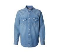 WRANGLER Camisa 'WESTERN SHIRT' azul denim L azul denim