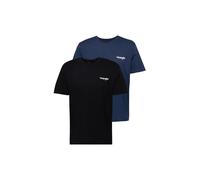 Wrangler 2 Pack Sign Off tee Camiseta, La Verdadera Armada, XL para Hombre