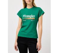 Wrangler Camiseta de manga corta de mujer. Verde S