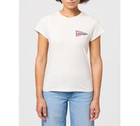 Wrangler Camiseta de mujer manga corta. Blanco XL