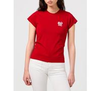 Wrangler Camiseta de mujer manga corta. Rojo XL