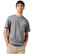 Wrangler Camiseta gráfica para Hombre, Gris Peltre, M
