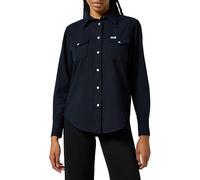 Wrangler Camiseta Heritage, Negro, M Mujeres