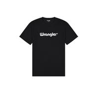 WRANGLER Camiseta negro / blanco XL negro / blanco