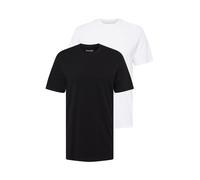 WRANGLER Camiseta negro / blanco XXL negro / blanco