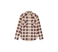 Wrangler Camiseta Occidental para Hombre, Azul Abedul, L