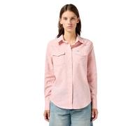 Wrangler Camiseta Occidental para Mujer, Color Rosa Plateado., L