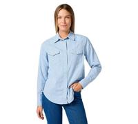Wrangler Western Shirt Camiseta, Pacific Gingham, L Mujeres