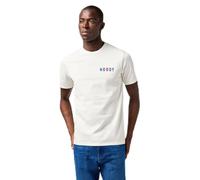 Wrangler Camiseta para Hombre Small Graphic tee, Blanco Vintage, XL