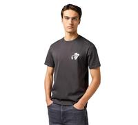 Wrangler Small Graphic tee Camiseta, Color Negro, L Hombres