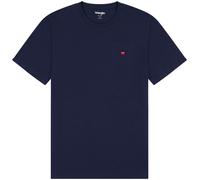 WRANGLER Camiseta 'SIGN OFF TEE' navy / rojo / blanco, Talla M
