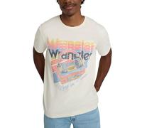 Wrangler Camiseta X Stranger Things Keep on Runnin' para Hombre, Blanco (Retro White), X-Large