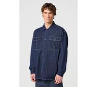 Wrangler Casey Jones Utility Shirt Indigo Blue Talla: L | Camisas Casuales Outlet | Hombre | Azul