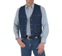 Wrangler Chaleco de Mezclilla Sin Forro de Mezclilla Sin Forroungefütterte Denim-weste. Chaleco de mezclilla sin forro Hombre