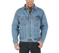 Wrangler Chaqueta Vaquera sin Forro Resistente, Vintage Indigo, XXXXL para Hombre