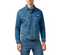 Wrangler Chaqueta vaquera clásica para hombre, Stonewash, S