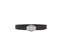 Wrangler Cinturón grande para hombre, negro, 105, Negro, 105 cm