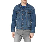 Wrangler Classic Jacket, Chaqueta Hombre, Azul (Mid Stone 14v), Medium
