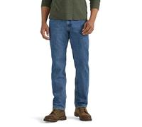Wrangler Classic - Pantalones vaqueros para hombre, de algodón, con 5 bolsillos, ajuste regular - Azul - 36W x 32L
