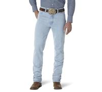 Wrangler Men's Cowboy Cut Slim Fit Jean, Bleach, 35x36