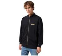 Wrangler Cremallera en el Cuello Sudadera, Negro, M para Hombre