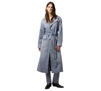 Wrangler Denim Trench Chaqueta, Alta Haze, L Mujeres