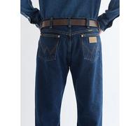 Wrangler Easy Leather Belt Dark Brown Talla 95