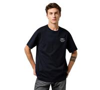 Wrangler Embroidery tee Camiseta, Negro, M Hombres