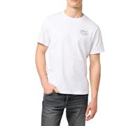 Wrangler Embroidery tee Camiseta, Worn White, L Hombres
