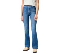 Wrangler Flare Jean Acampanado Mujer, Gris Oscuro, 26x32 EU