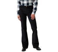 Wrangler Flare Jeans, Black, 29W / 34L para Mujer