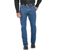Wrangler Men's George Strait Cowboy Cut Original Fit Jean, Heavyweight Stone Denim, 35W x 34L