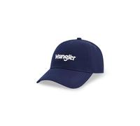 Wrangler Gorra de béisbol con Logotipo Lavado para Hombre, Azul Marino, Talla única