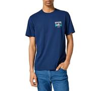 Wrangler Graphic tee Camiseta, Navy, XL para Hombre
