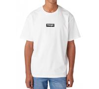 Wrangler - Hombre Regular Fit Cuello Redondo Logo Camiseta - Small Caja Camiseta