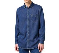Wrangler - Hombre Regular Fit Manga Larga Camisa Vaquera Super Suave - 1 Pkt