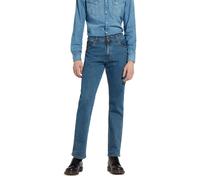 Wrangler Hombre Texas Elástico Azul Desgastado Textura Jeans 12133010 ,Talla 30-