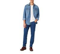 Wrangler Icons, Camisa Vaquera, Hombre, Azul (2 Years 922), M