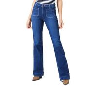 Wrangler Vaqueros Flare para Mujer, Lavado Oscuro, 29W / 32L