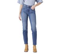 Wrangler Jeans Rectos para Mujer, Airblue, 34W / 30L