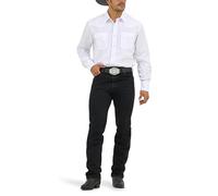 Wrangler Jeans Slim Fit Silver Edition para Hombre - Negro - 34W x 30L