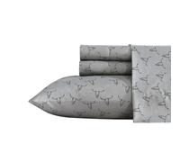Wrangler - Set de lmina completa Juego de ropa de cama sedoso y liviano Decoracin del hogar Western Oeko -Tex Certified (Skulls Gray Full)