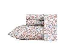 Wrangler - Juego de sábanas Queen, Juego de Ropa de Cama Sedoso y Ligero, decoración Floral para el hogar, Certificado Oeko-Tex (Westward Floral Beige, Queen)