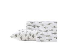 Wrangler - Juego de sábanas, Transpirable y Resistente a Las Arrugas, Incluye Funda y Funda de Almohada a Juego, decoración del hogar Inspirada en el Oeste (Cacti Green, Individual)