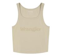 Wrangler Logo Tank Camiseta, Gris, L para Mujer