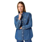 Wrangler Loose Shirt Camiseta, Lavado Oscuro, M Mujeres