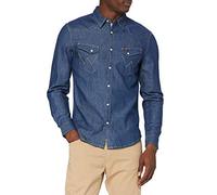 Wrangler LS Western - Camiseta para hombre Darkstone XL