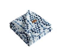 Wrangler - Manta Queen, Ropa de Cama de Forro Polar de Felpa ultrasuave, Inspirada en Yellowstone, acogedora decoración del hogar para Cama o sofá (Azul Occidental, Queen)
